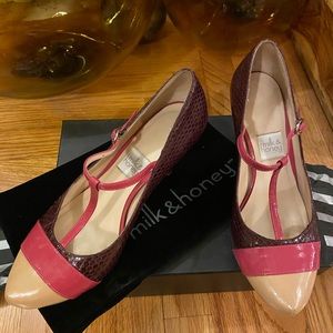 Milk & Honey:  t-strap